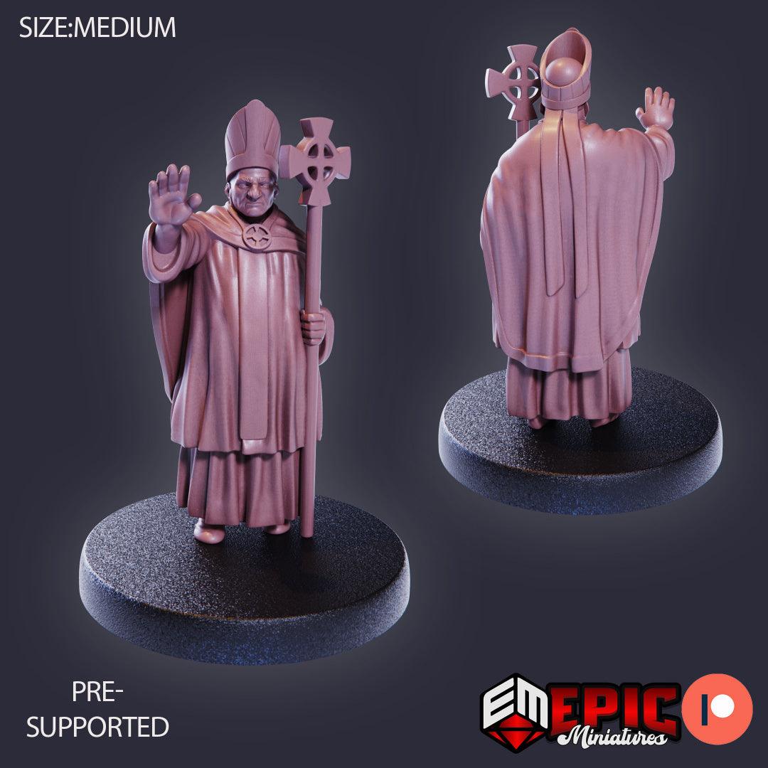 Villagers - Human Male Priest Miniature - Mini Megastore