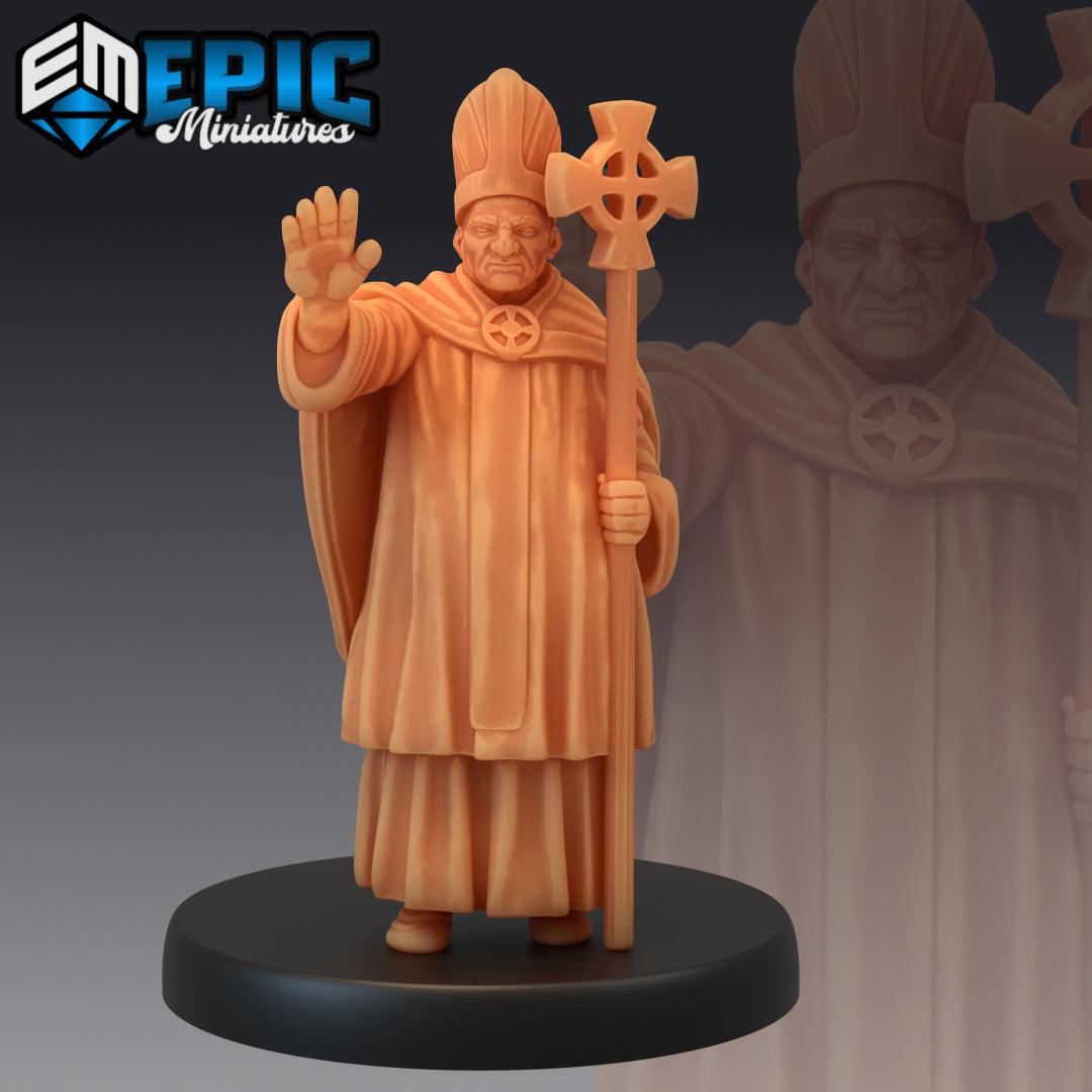 Villagers - Human Male Priest Miniature - Mini Megastore