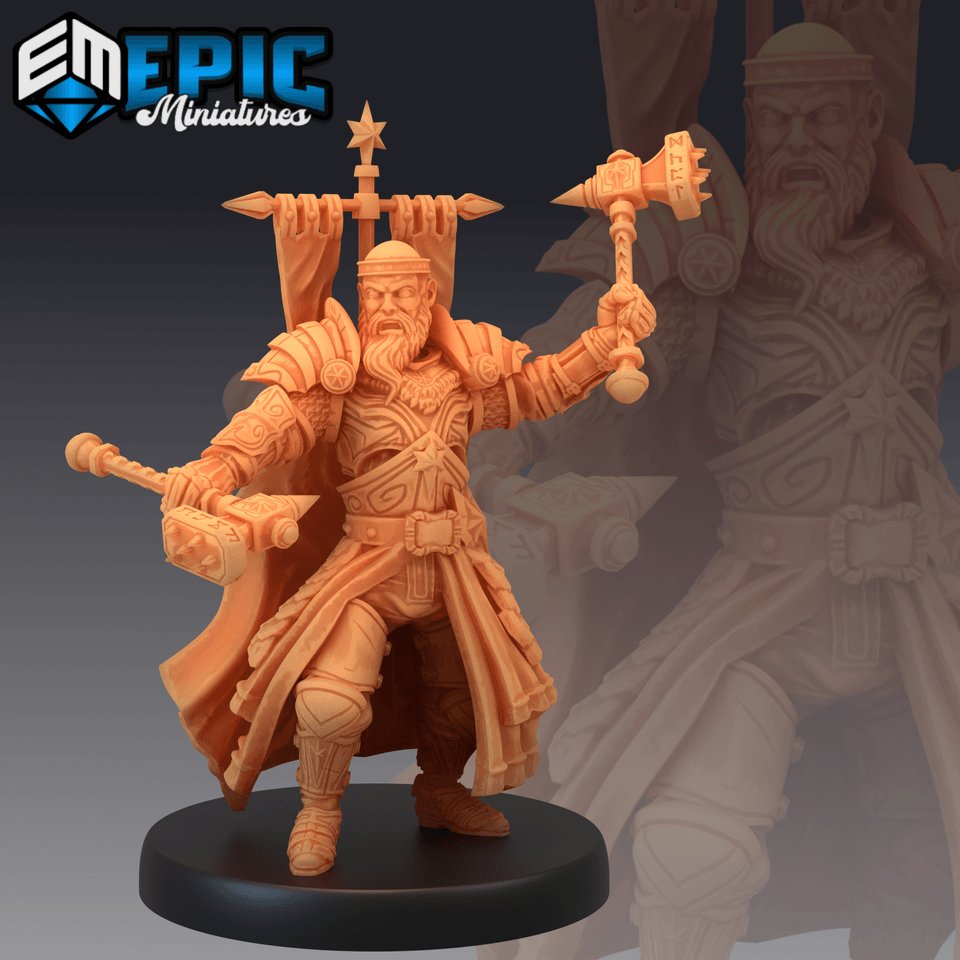 War Priest / Cleric Miniatures - Mini Megastore