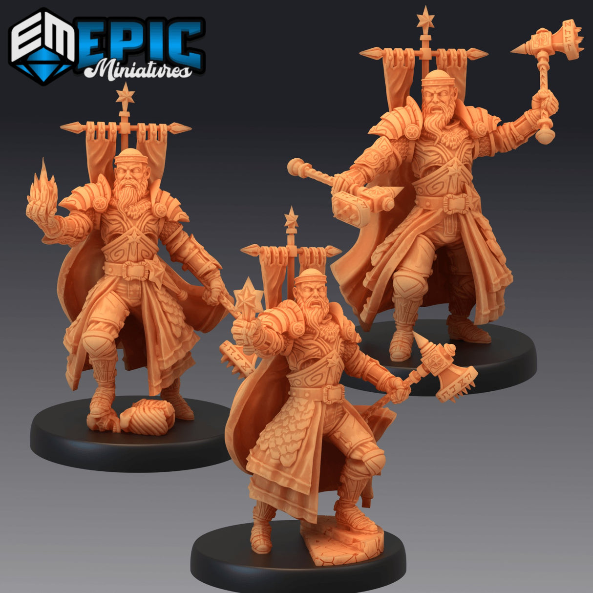 War Priest / Cleric Miniatures - Mini Megastore