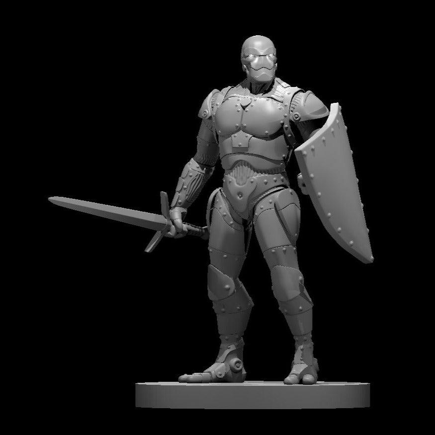 Warforged Fighter Miniature - Mini Megastore