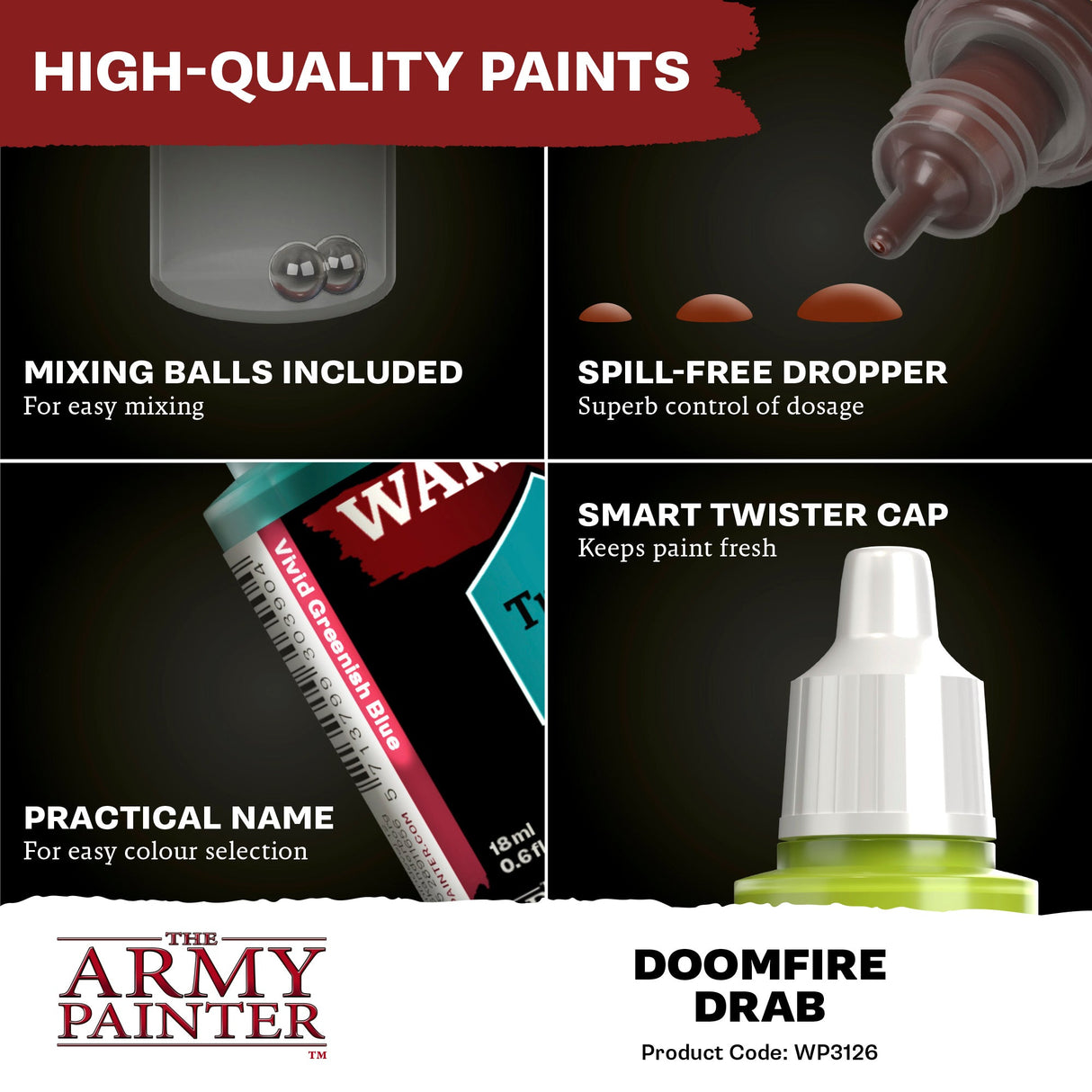 Warpaints Fanatic: Doomfire Drab - Mini Megastore