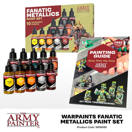 Warpaints Fanatic Metallics Paint Set - Mini Megastore