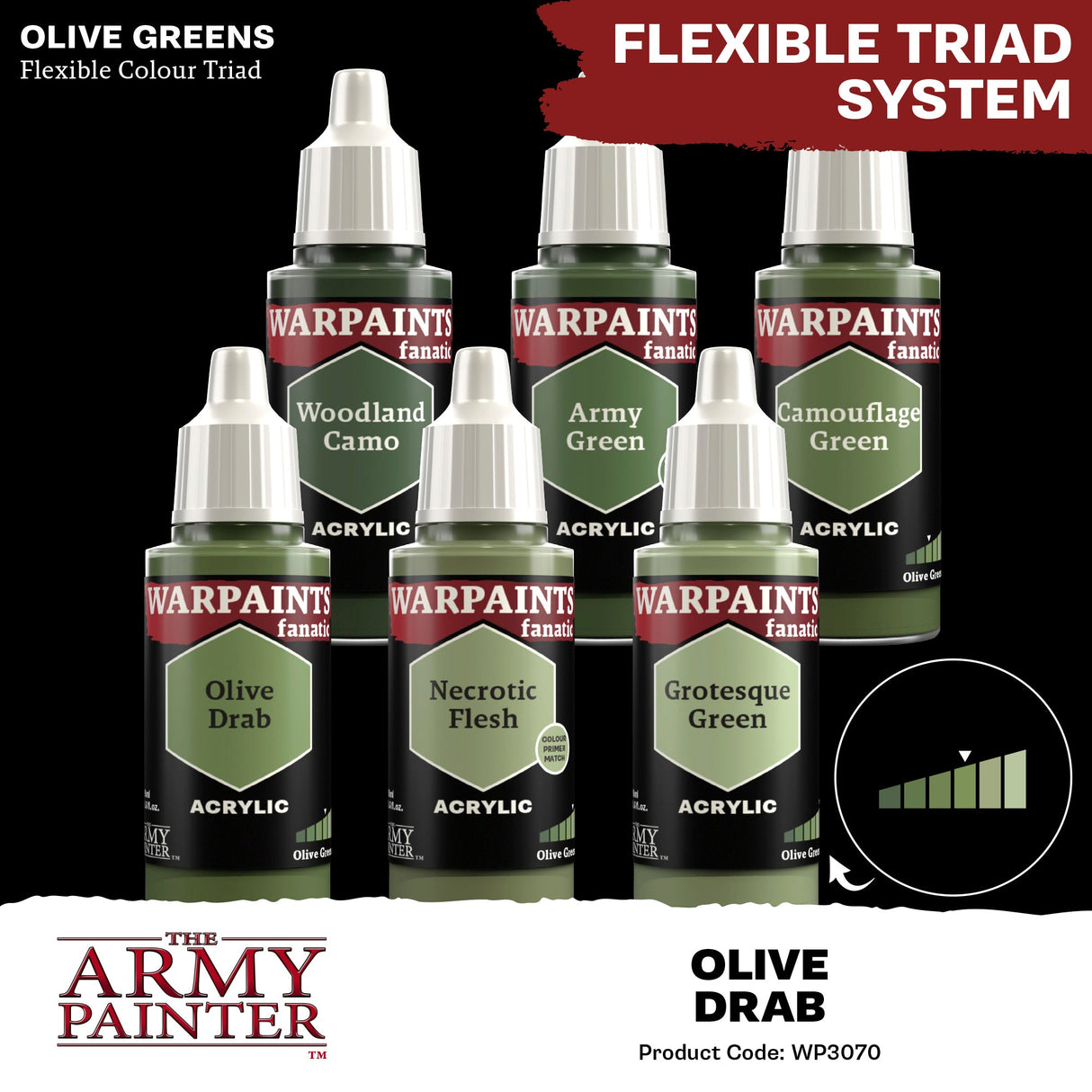 Warpaints Fanatic: Olive Drab - Mini Megastore