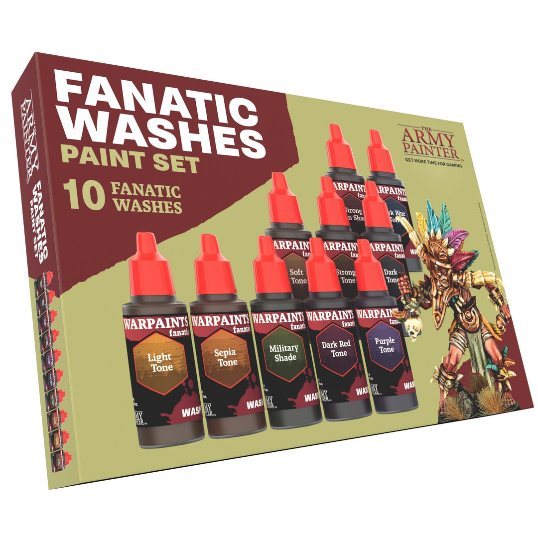 Warpaints Fanatic Washes Paint Set - Mini Megastore
