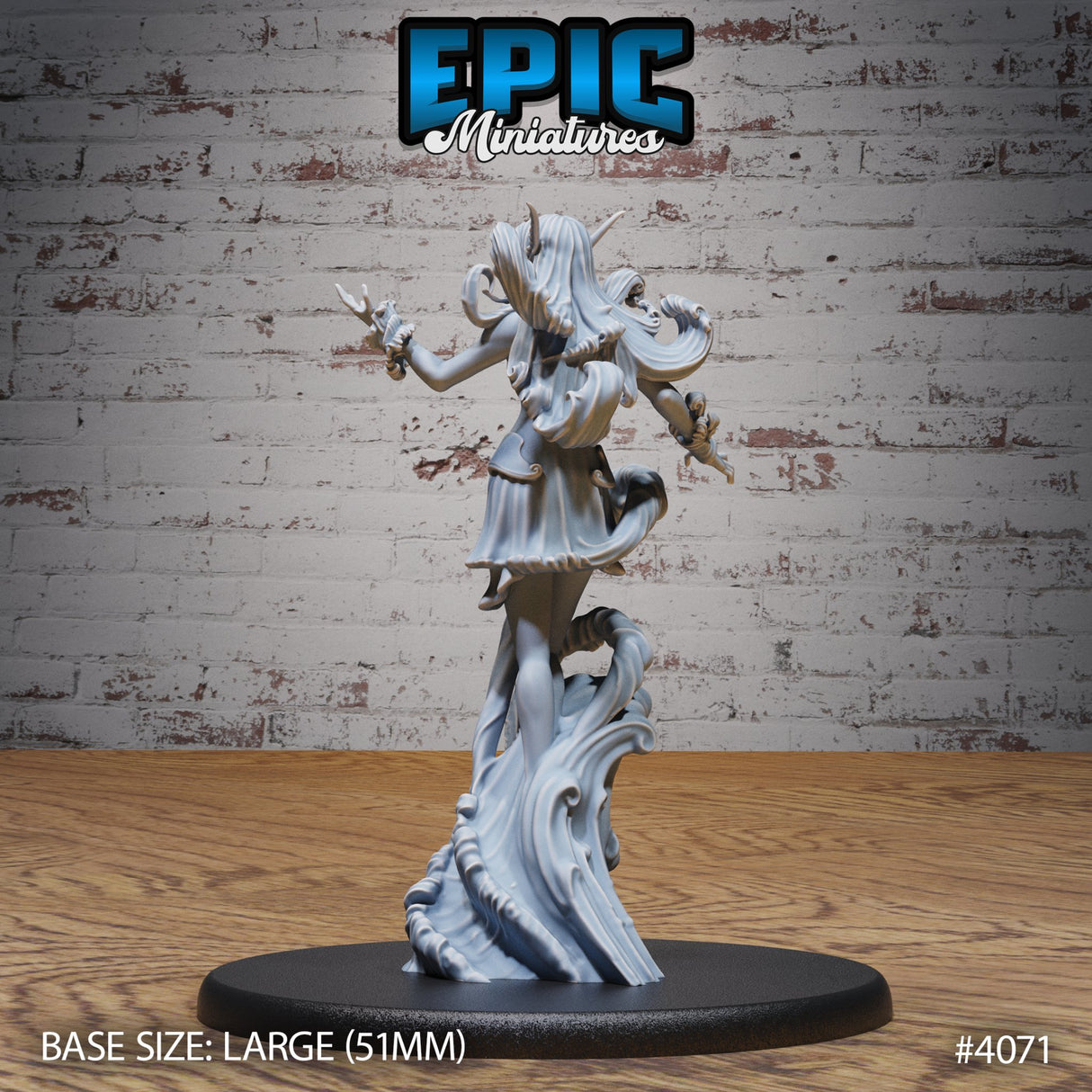 Water Elemental Female Miniature - Mini Megastore