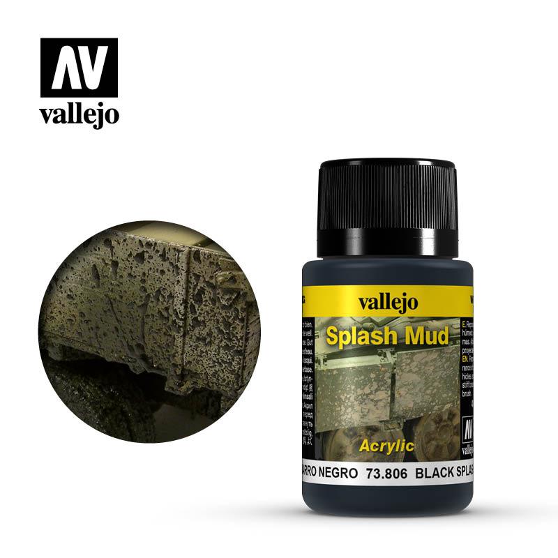 Weathering Effects 40ml - Black Splash Mud - Mini Megastore