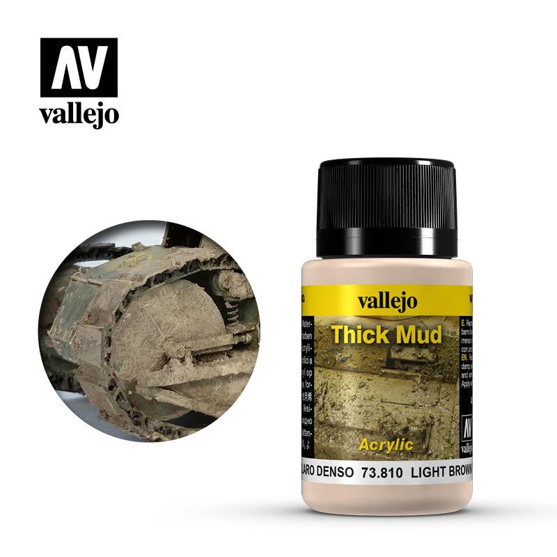 Weathering Effects 40ml - Light Brown Thick Mud - Mini Megastore