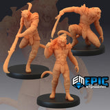 WereTiger / Tiger Folk Fighter Miniature - Mini Megastore