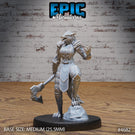 Werewolf Armored Female Miniatures - Mini Megastore