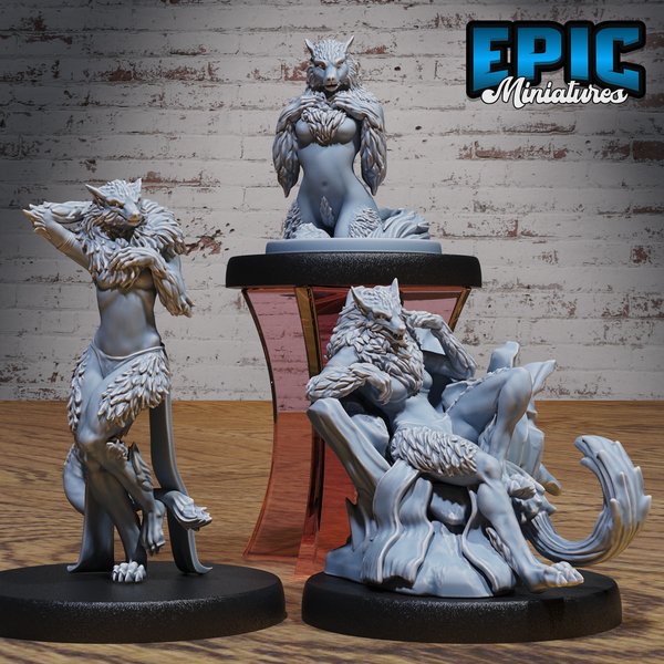 Werewolf Female Miniatures - Mini Megastore