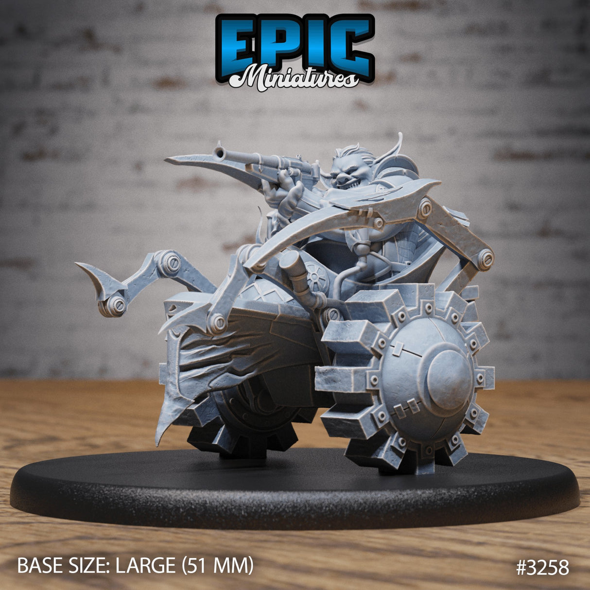 Wheelchair Goblin Miniature - Mini Megastore