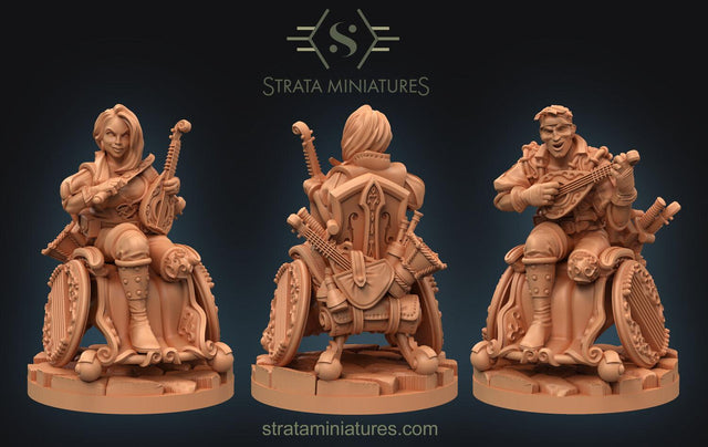 Wheelchair Human Bard - Mini Megastore