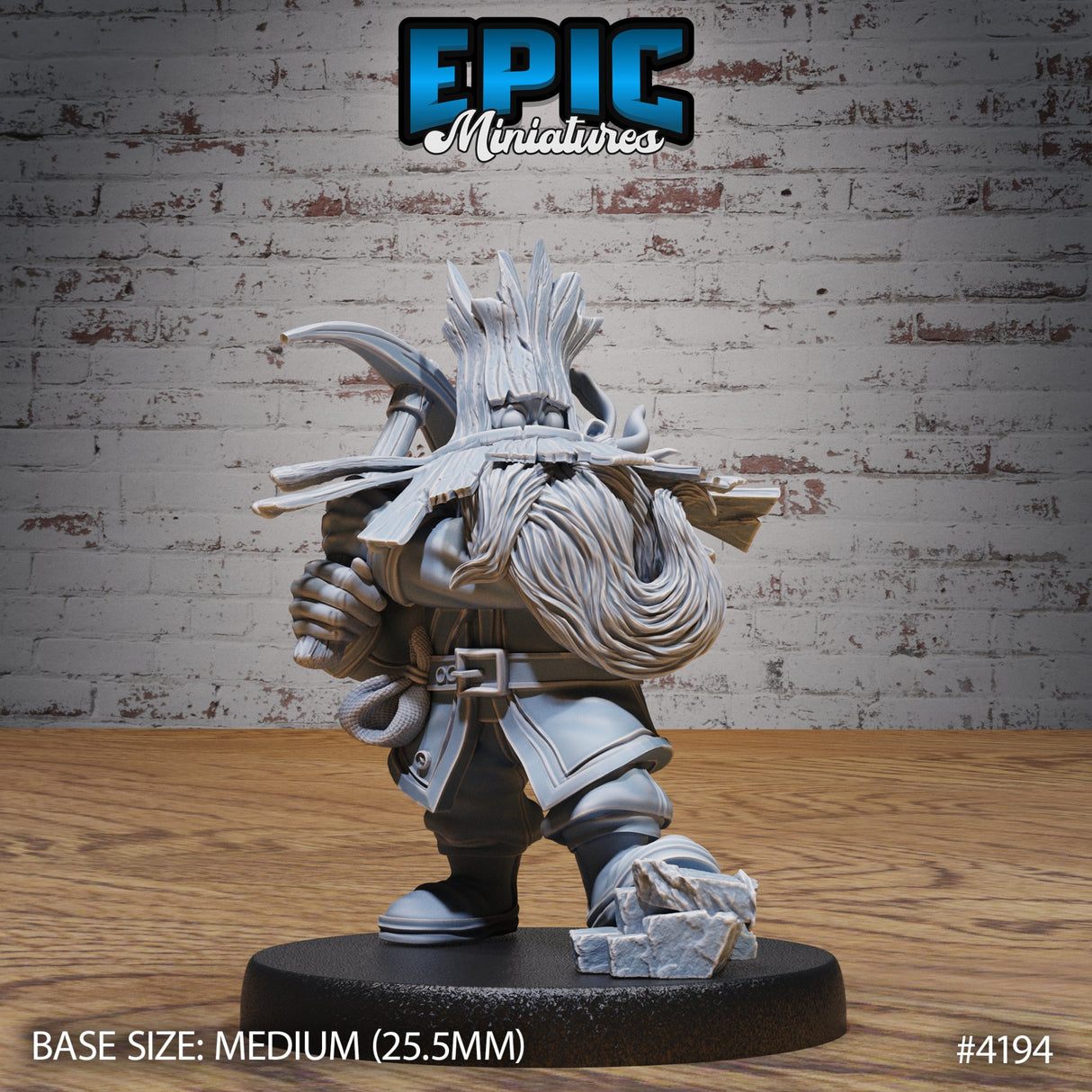 Wild Dwarf Miner Miniatures - Mini Megastore