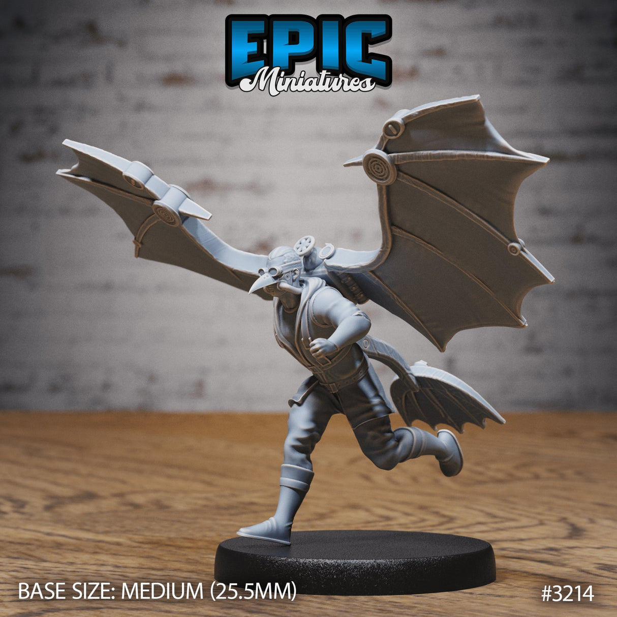 Winged Glider Pilot Levi Miniature - Mini Megastore