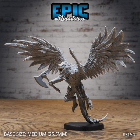 Winged Half Dragon Miniature - Mini Megastore