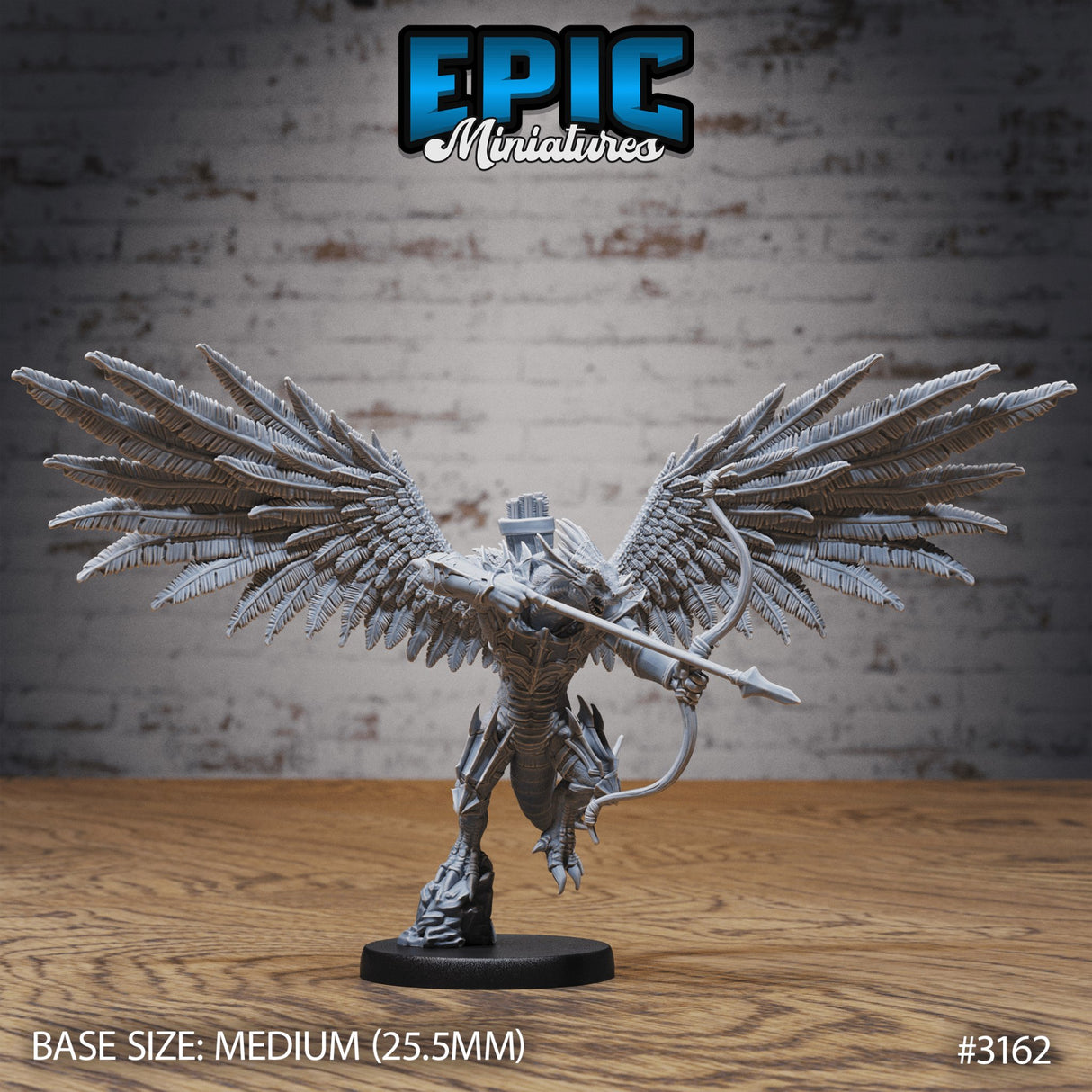 Winged Half Dragon Miniature - Mini Megastore