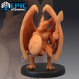 Winged Kobold - Spear and Shield Miniature - Mini Megastore