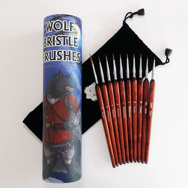 Wolf Bristle Brush Set - Mini Megastore