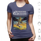 Women's Classic D&D art shirt with dragon - Mini Megastore