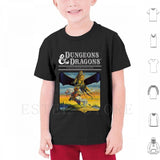 Women's Classic D&D art shirt with dragon - Mini Megastore