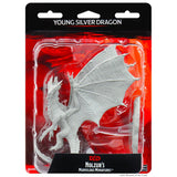 Young Silver Dragon: Nolzur's Marvelous Miniatures - Mini Megastore