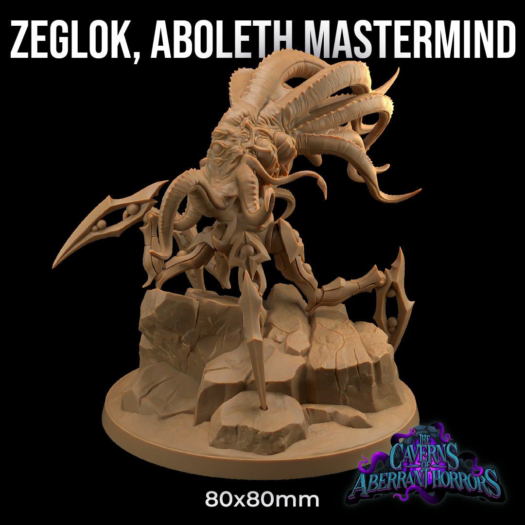 Zeglok, Aboleth Mastermind Miniature - Mini Megastore