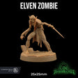 Zombie Elven Rogue Miniature - Mini Megastore