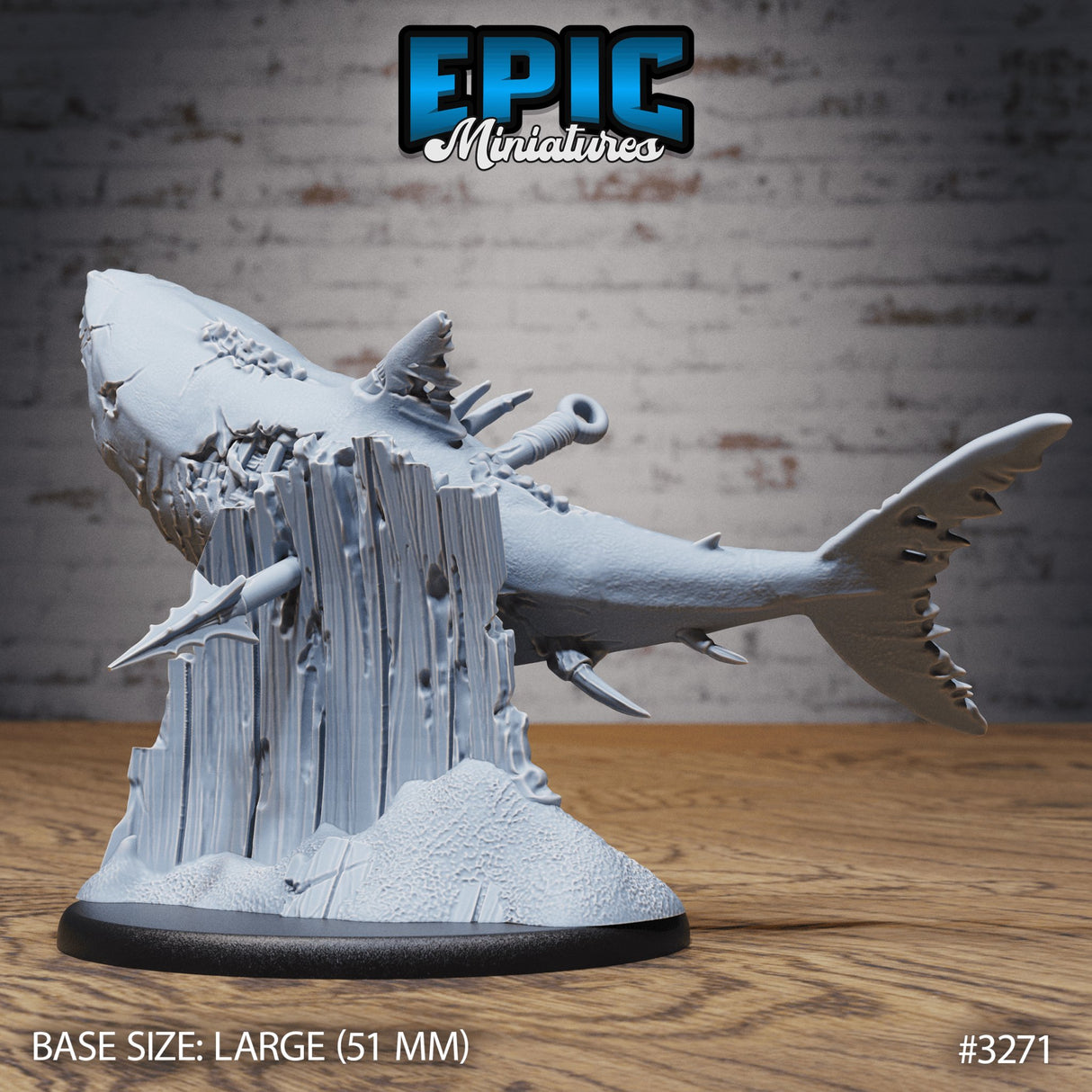 Zombie Shark Miniature - Mini Megastore