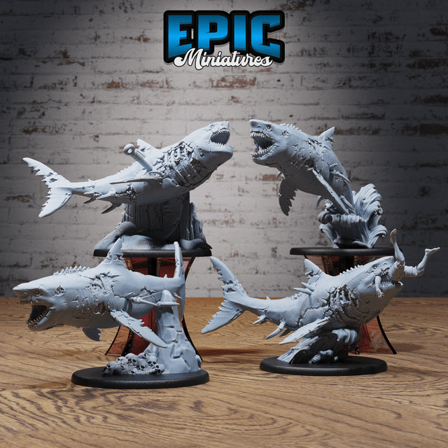 Zombie Shark Miniature - Mini Megastore