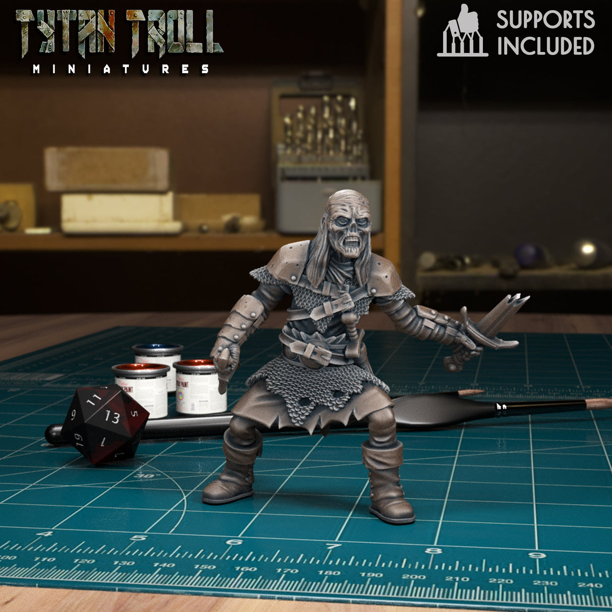 Zombie Warrior miniatures - Mini Megastore