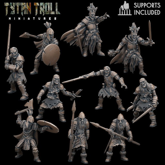 Zombie Warrior miniatures - Mini Megastore