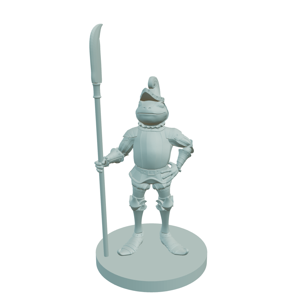 Bullywug Knight Miniature