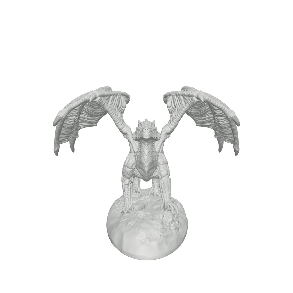 Nickel Dragon Miniature